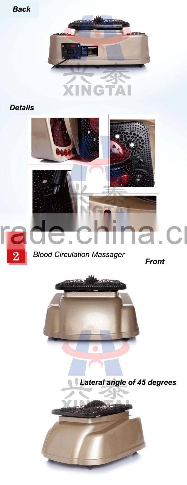 XT-8805-6 Mode Big Shiatsu Electric Electronic Roller Full Leg Infrared Vibrating Price Luxurious Blood Circulation Foot Massage