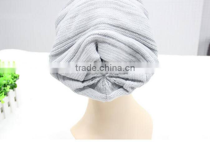 Hot Fashion New Unisex Mens Womens Winter Knit Plicate Slouch Cap Hat Knitted Skullies Beanies Casual Black/Gray/Coffee