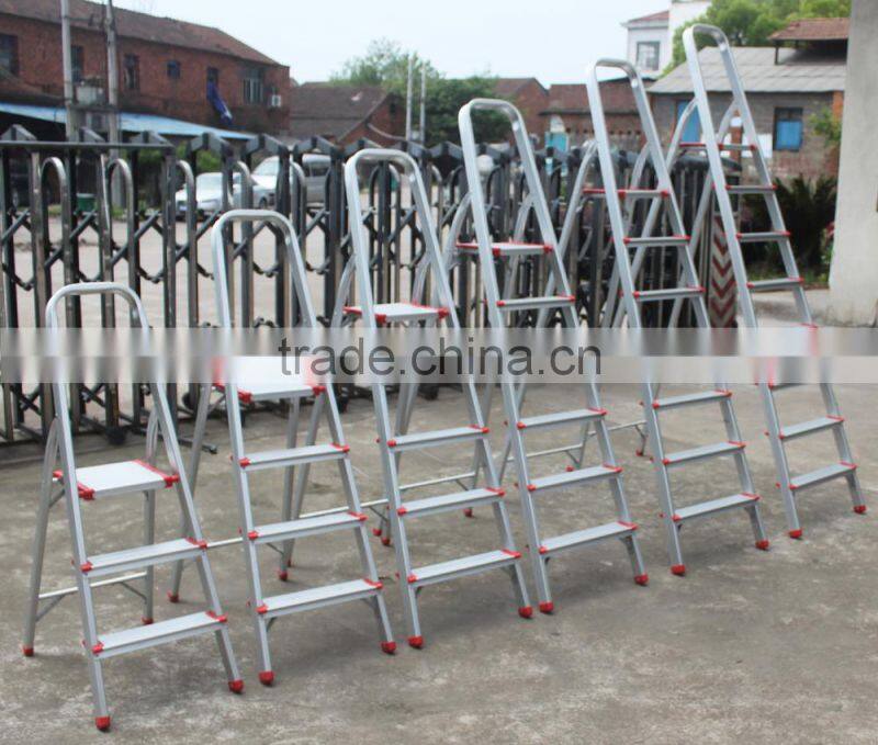 4-10 steps household ladder step ladder aluminum ladder EN131