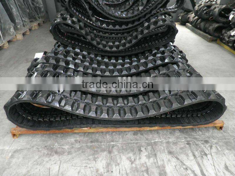 Rubber track shoe for construction equipment excavator bulldozer loader