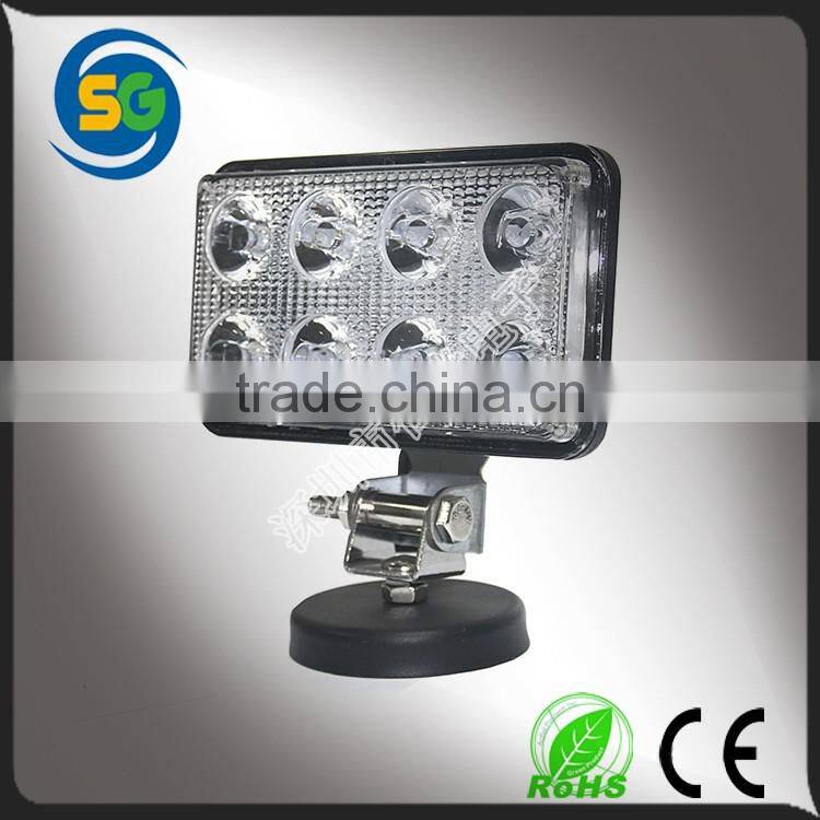 Cheap price square off road led work light truck led lighting, 36w led work light
