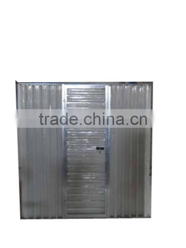 6*4 ft galvanized frame garden shed