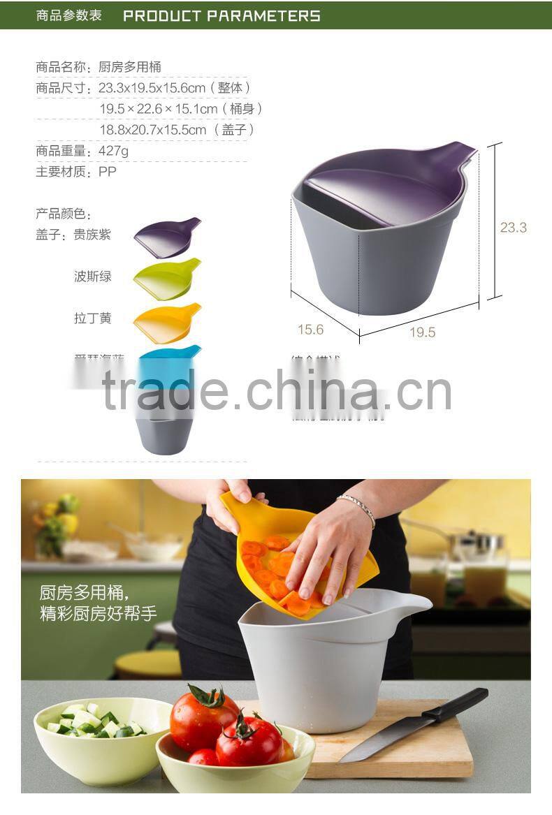 kitchen table storage casel/kitchen trash garbage can