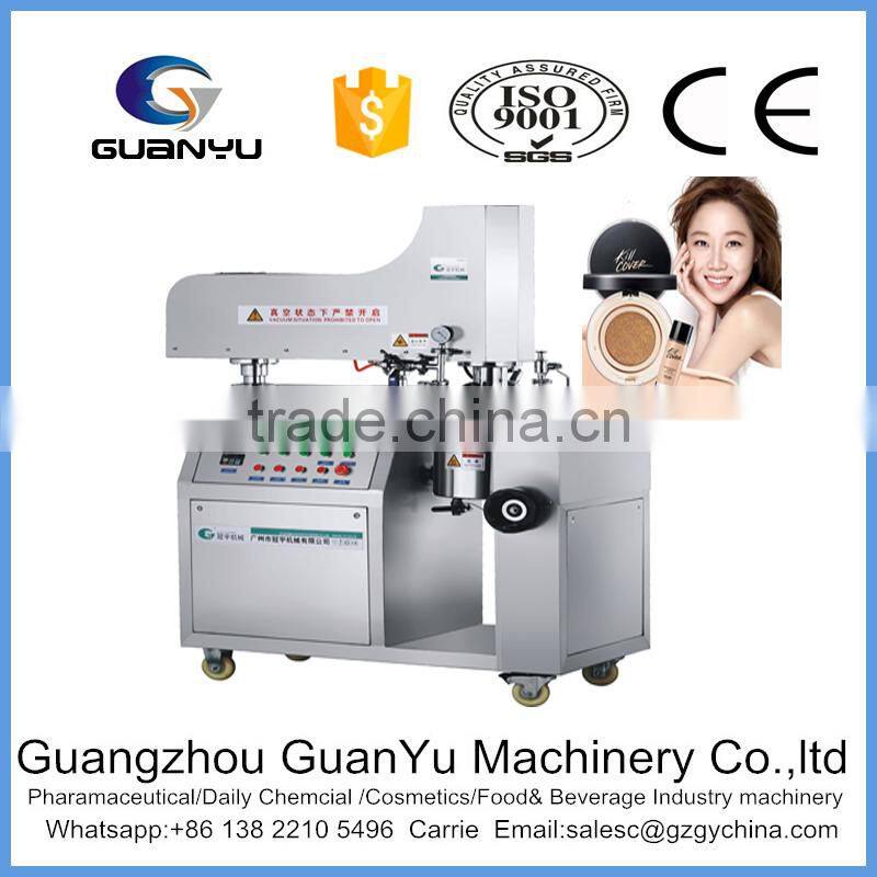 5L stainless steel vacuum emulsifying mixer for laboratory cosmetics mixing,emulsifying and homogenizing