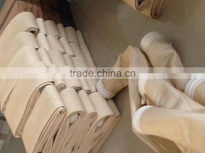 Directly factory supply the Polyester /pp /PTFE /aramid /P84 /Fiberglass / PPS /Acrylic cement dust collector filter bag