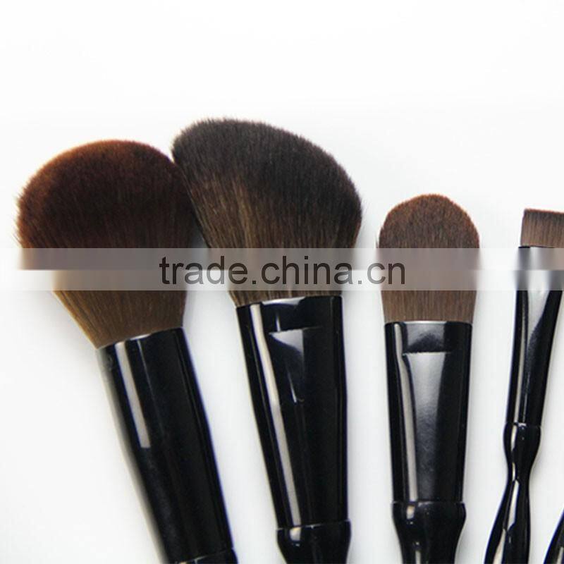 New design goat hair black handle Best Professional Makeup Brushes Set