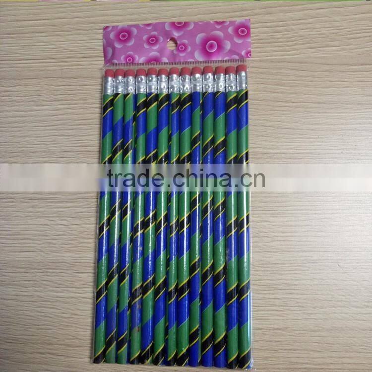 Football star boy wooden pencil set for African market