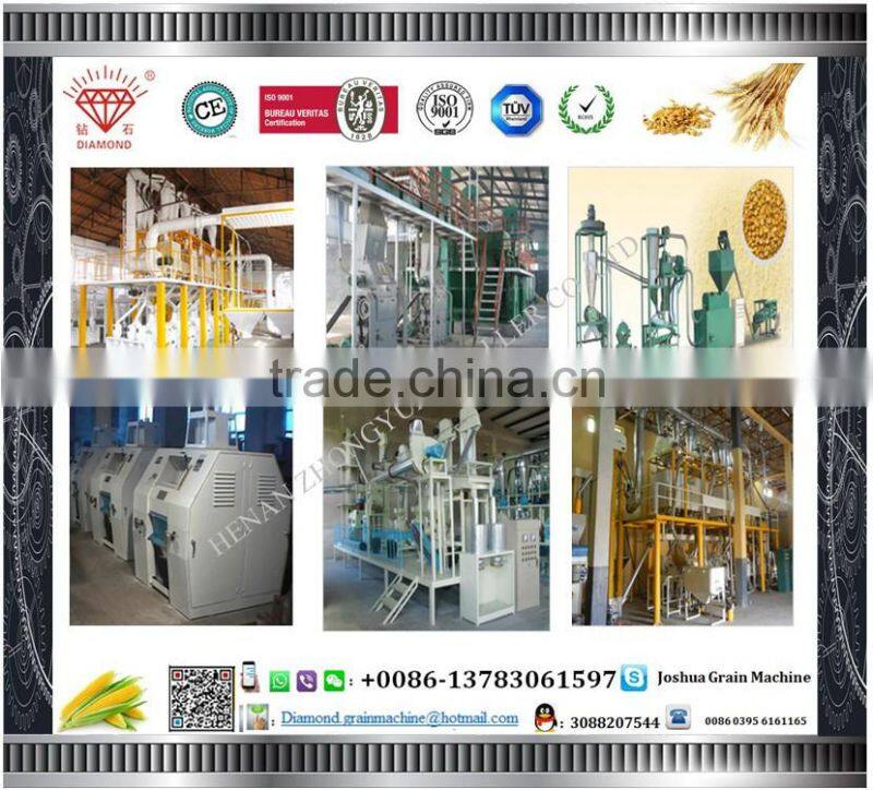 Complete set Corn processing machines Wheat flour milling machine