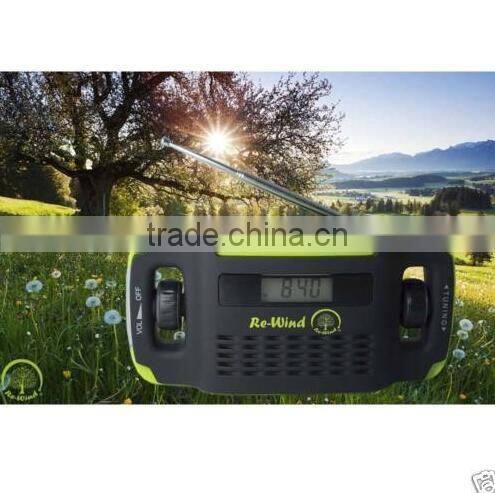 solar powered am/fm radio