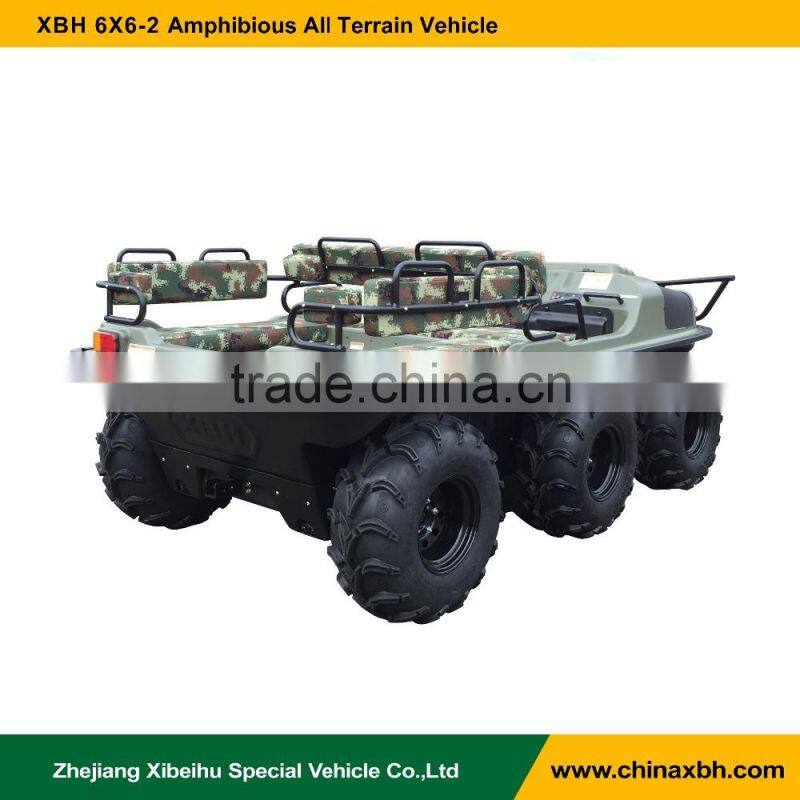 XBH 6x6-2 2017 new multifunction Amphibious Vehicle UTV ATV desert swamp river Beach motorcycle