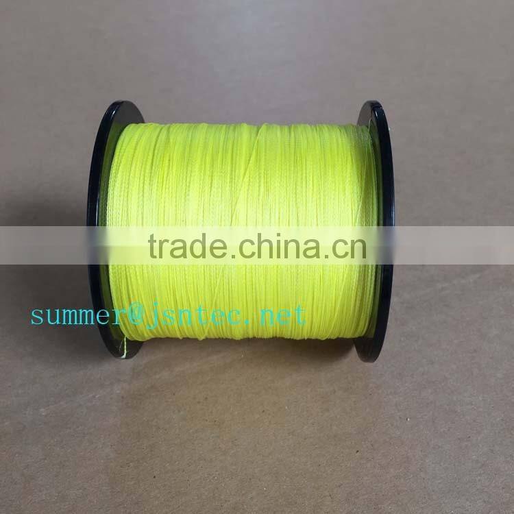 100m per spool fluorescent 0.4# 0.1mm 8 strand PE braided fishing line