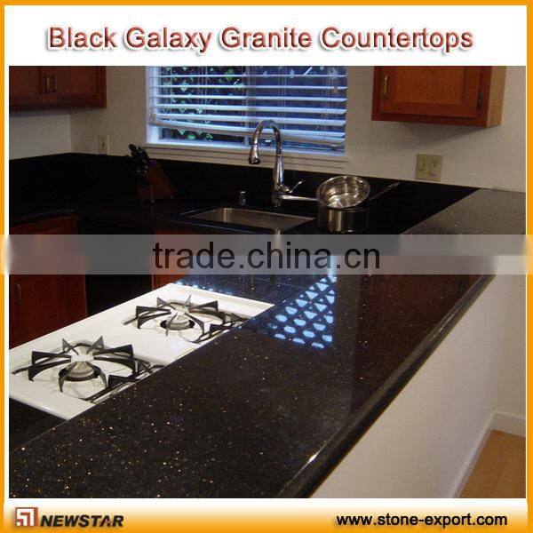 Prefab high quality absolutely black countertops