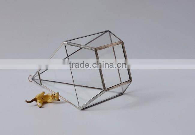 Indoor decor hanging glass terrarium micro landscape plant glass greenhouse