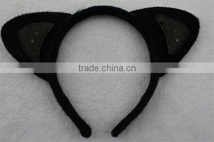 party black cute cat ears headband funny hairband for children