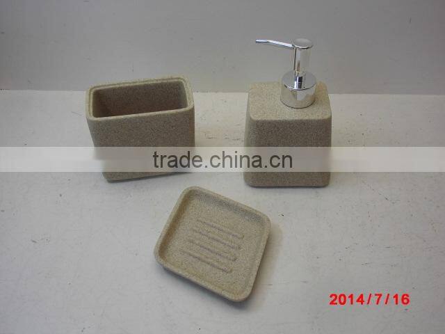 Unique design cement home decoration funny oriental bathroom accessories for business promotion