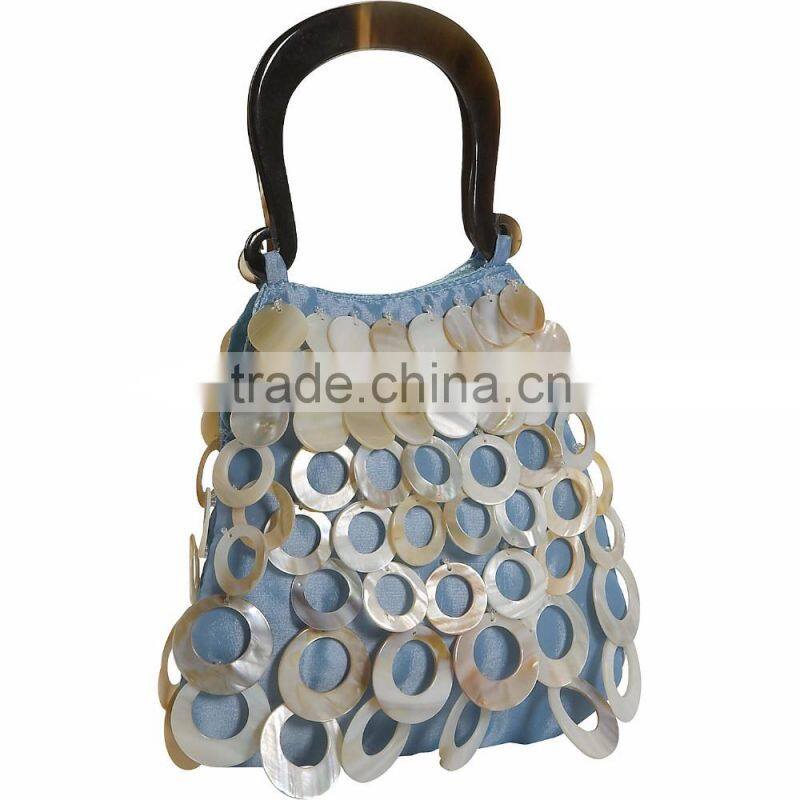 High quality best selling Bamboo Leaf Shell (Horn) Evening Bag from vietnam