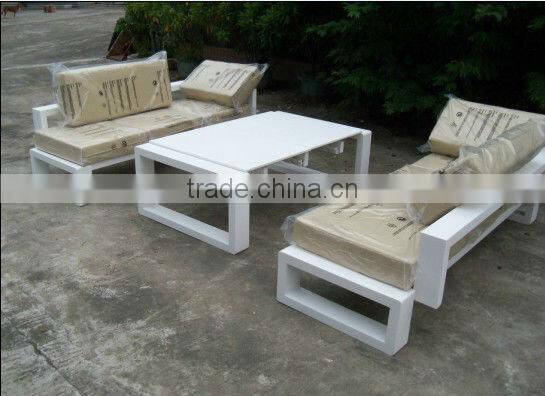 Corian &wood made round coffee table side table