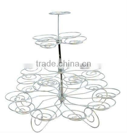 Metal 4 tier cupcake stand