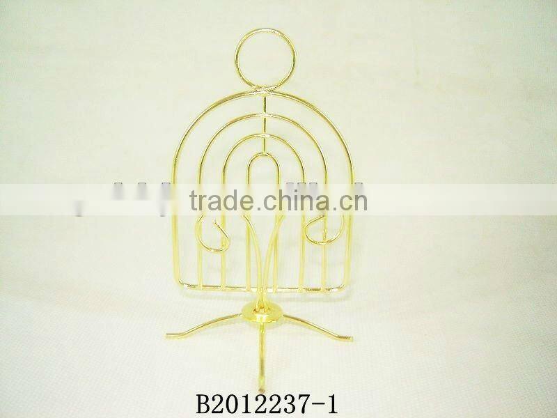 2013 Gold decorative gift card holder