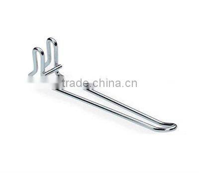 Supermarket Retail Store Display U Shaped Slot Board Hook slatwall