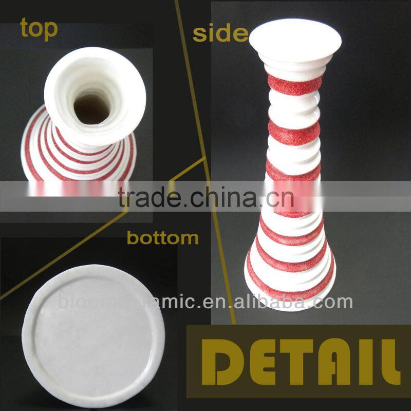 Porcelain flower vase high tech product