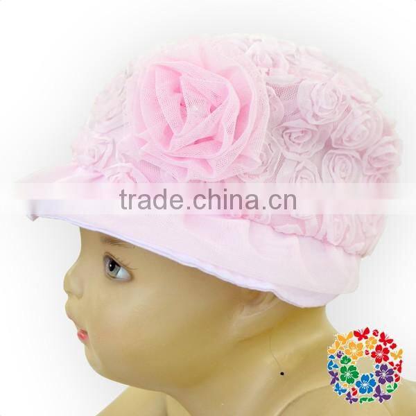 wholesale baby hat cotton pink lace hat baby caps and hats