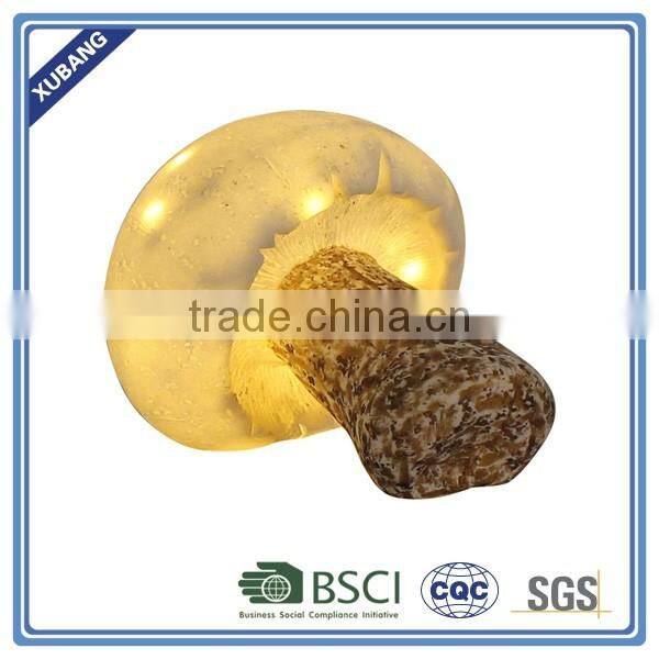 mushroom statues lights for home decoration