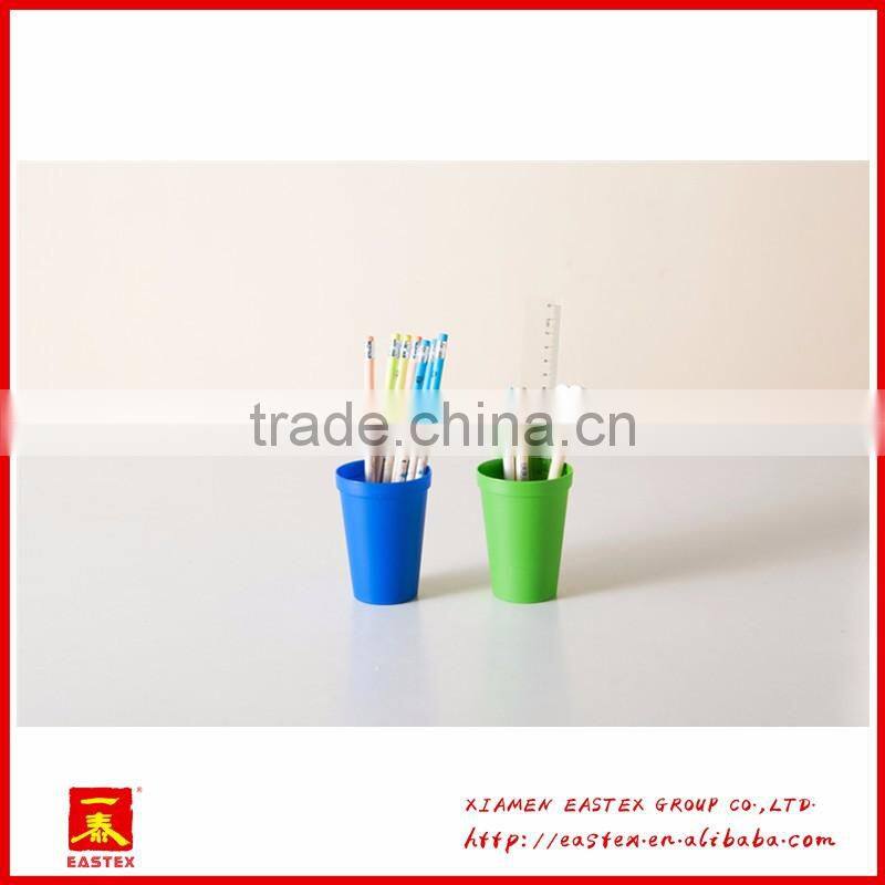 Hot selling plastic colorful 7 pieces rainbow cups set