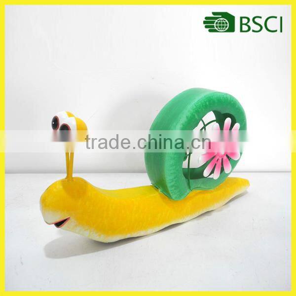 YS15397 garden snail decoration metal craft for home decor
