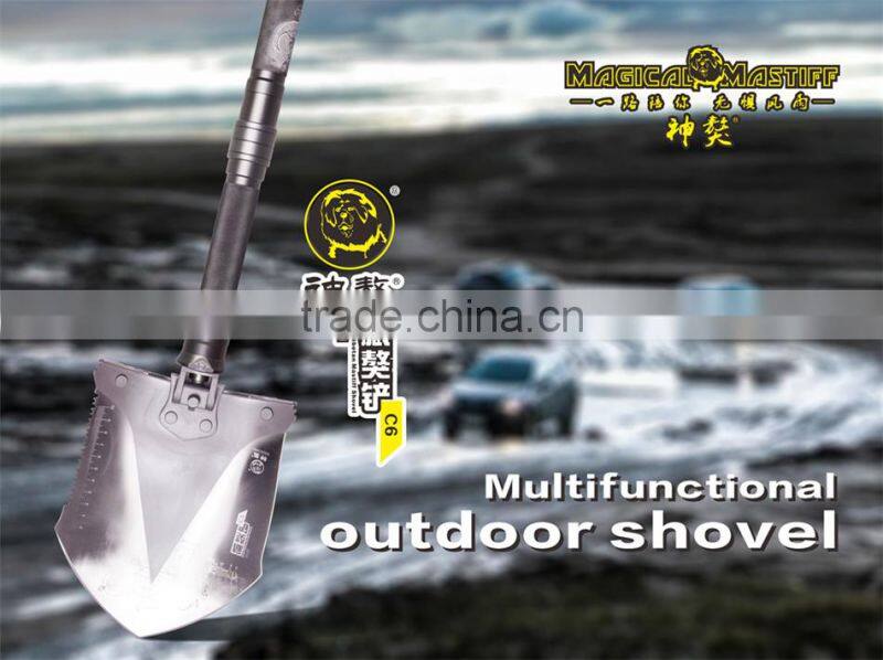 2015 Garden Multifunctional Hand Tool Patent Shovel Hammer Hoe Garden Kit Knife Garden Saw Flashlight Screwdriver Snowfield Tool