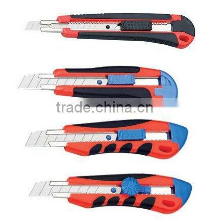 18mm utility knife cutter single blade plastic handle