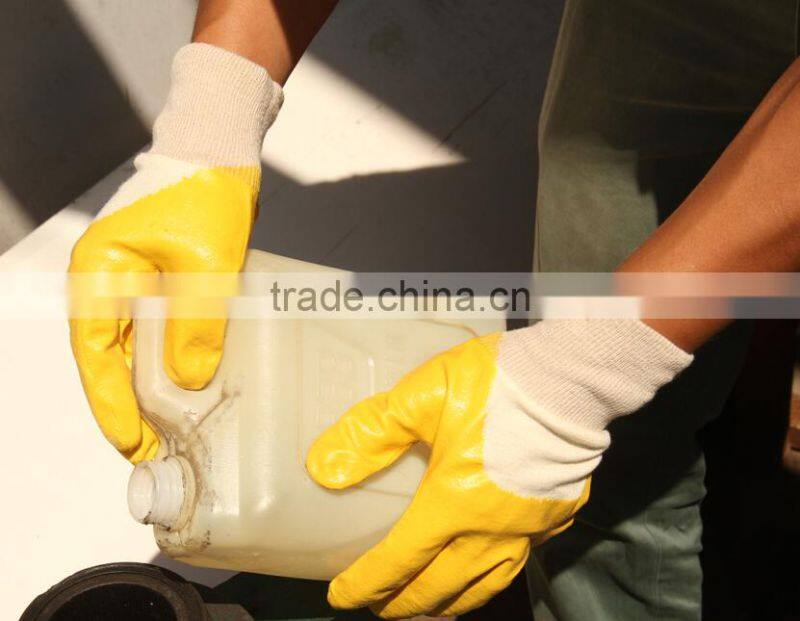 sunnyhope Nitrile smooth palm gloves with finger enforced coated