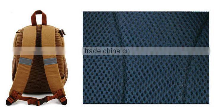 cotton cartoon school backpack for kids