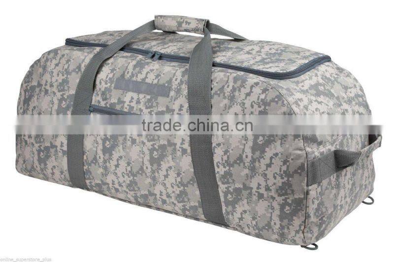 Camouflage ACU Duffle Bag Turns Into Backpack/ Camping Travel Gym Gear Bag