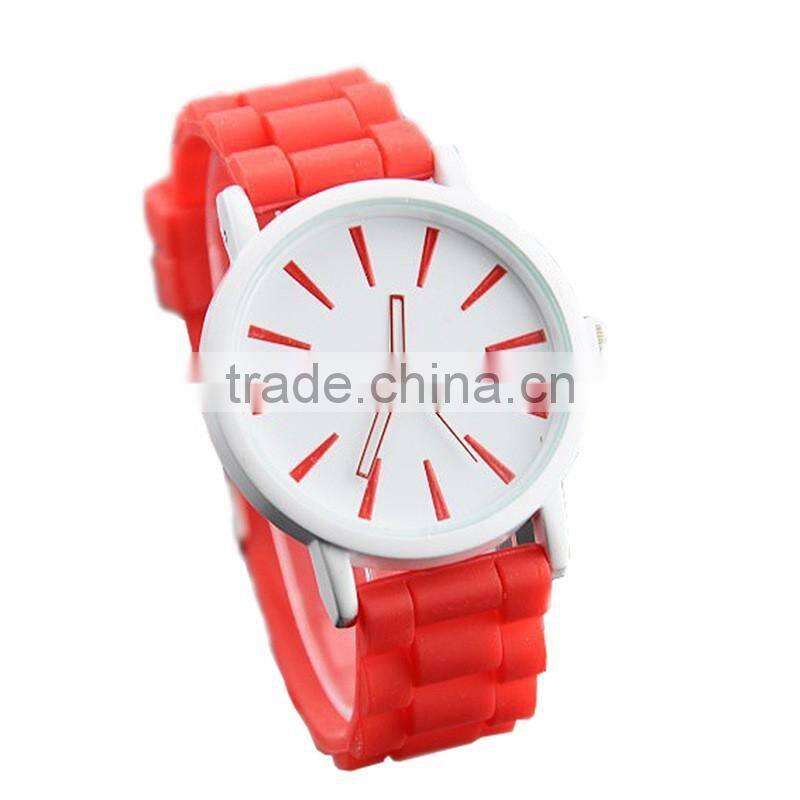 multi-color sport watch soft band sexy lady female wrist watch beautiful silicone women's watch