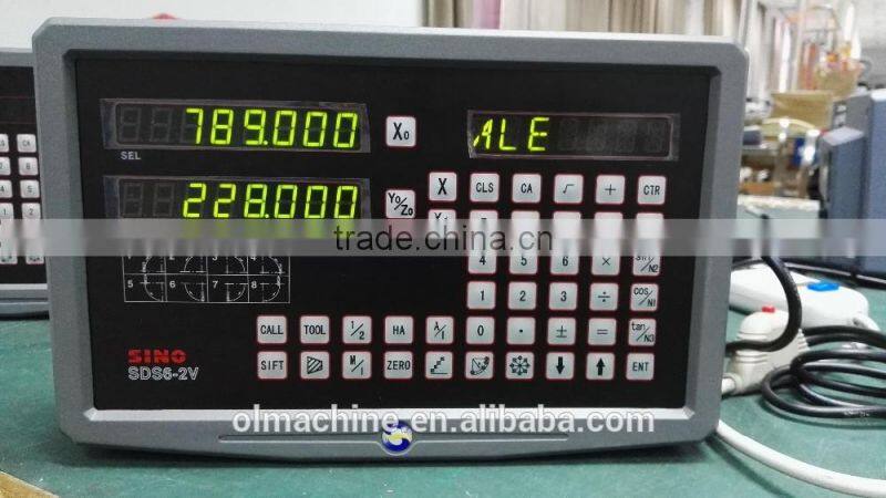 Digital Readout (DRO) with 2 axis, SINO dro, SDS6-2V for lathe, milling, drilling, grinding and boring machine