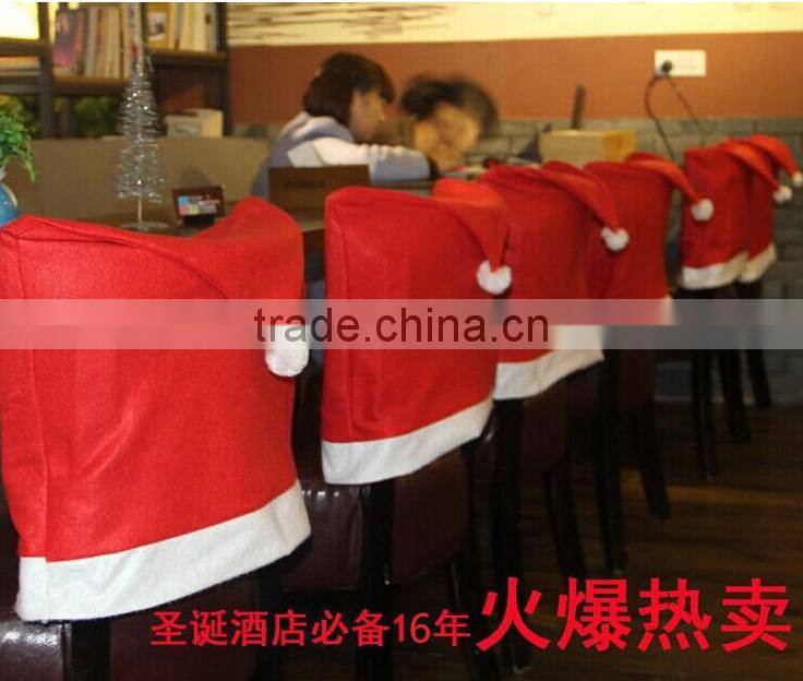 Hot sale cheap christmas santa chair cover wholesale