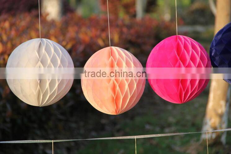 DIY Tissue Paper Honeycomb Balls Wedding Party Decoration Honeycomb Ball
