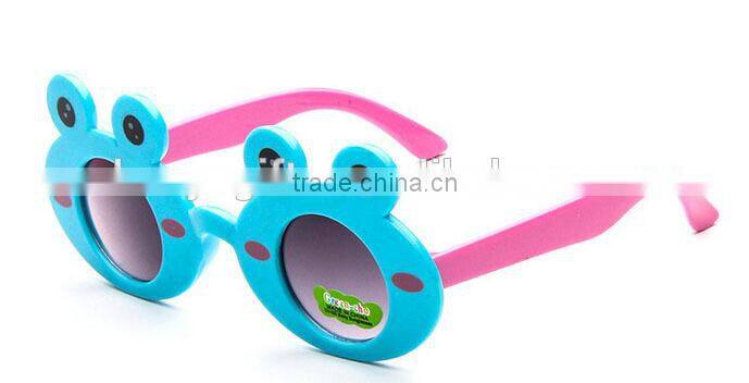 Wholesale Fashion Kids Sunglasses Plastic Eyeglasses Frog Shape Sunglasses