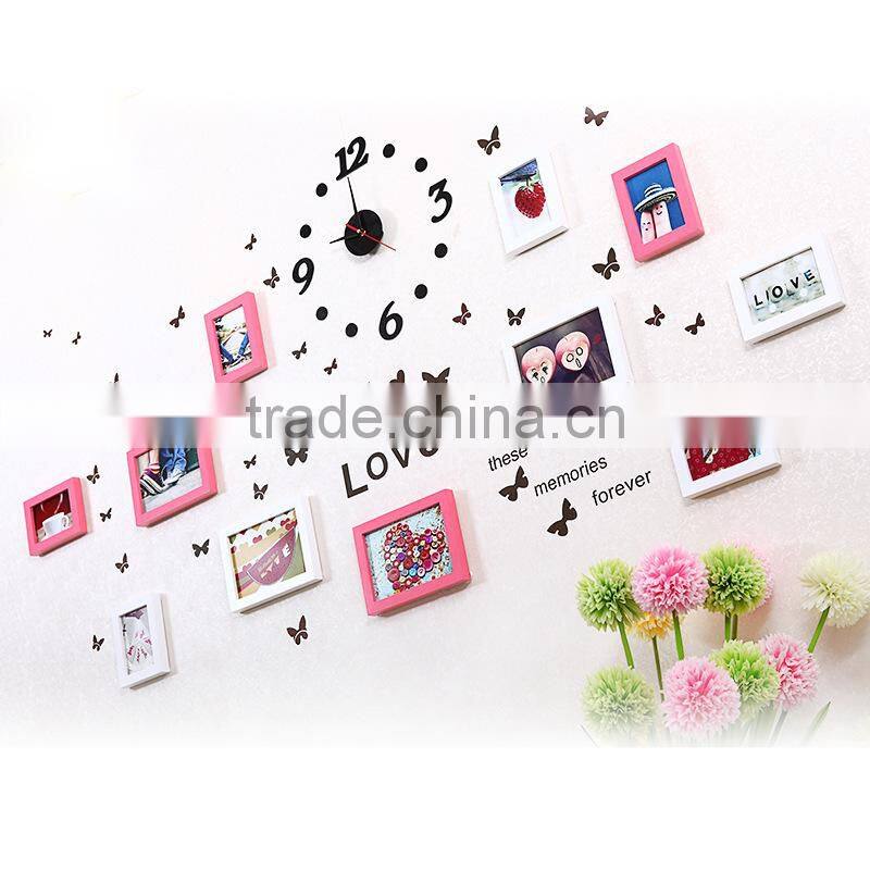 Solid Wood Frame Creative Photo Wall 11 Picture Frames Manufacturer