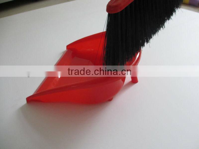 plastic broom and dustpan set