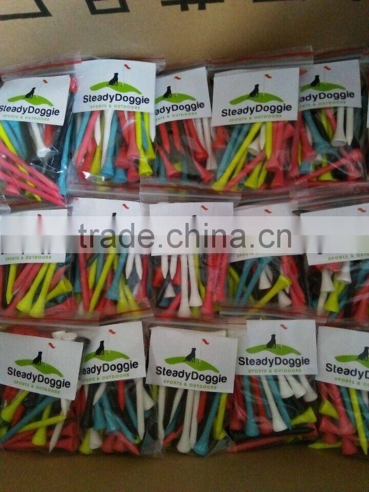 Major Custom Logo Durable Wooden Golf Tee