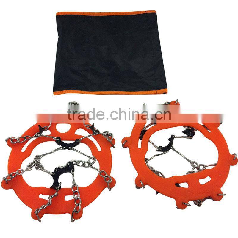 slip resistant snow chain crampons ice shoes spikes