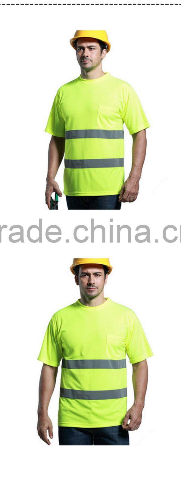 Polyester Mesh Fabric Reflective T Shirt Wholesale