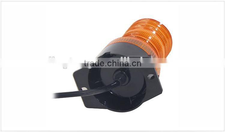 Amber 10-30V IP67 LED Rotating Beacon Flashing Lights LED Emergency Warning Light