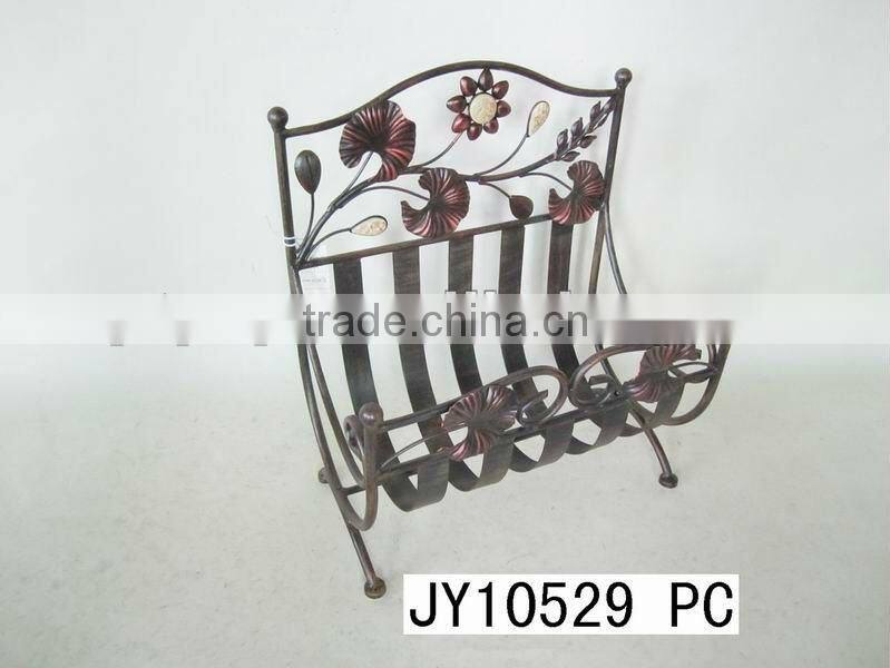 Decorative Metal Newspaper Holder