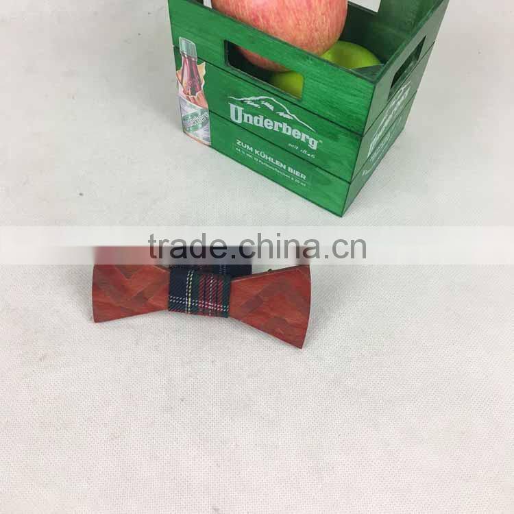christmas gift luxury wholesale wood bow tie