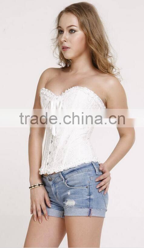 wholesale sexy steel boned corset waist training underbust corsets