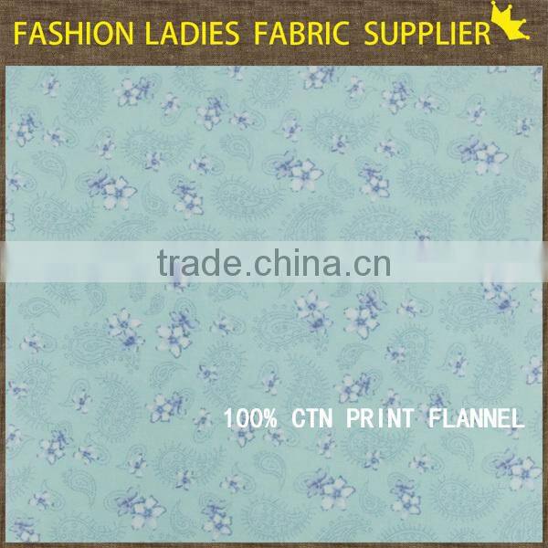shaoxing textile a-quality 100% cotton 20x10 print fabric cotton fabric flannel shirt flannel fabric