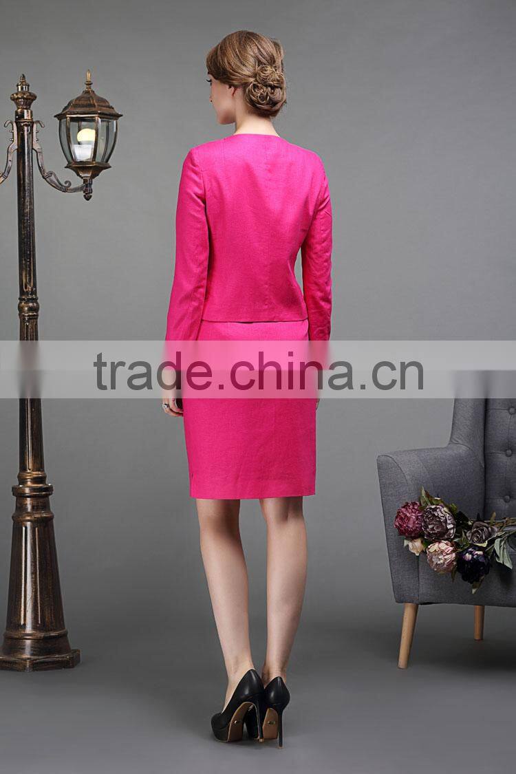 fashion ladies skirt suits custom women suit WM36